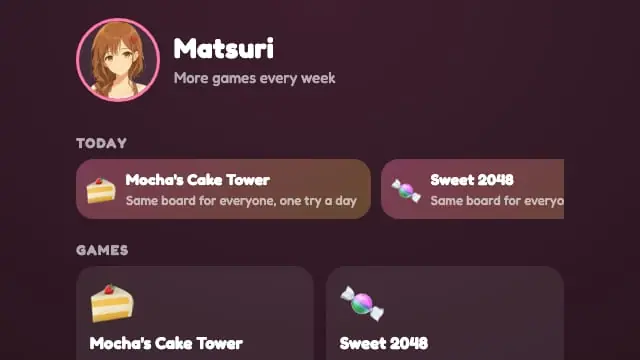 Preview of Matsuri: A Collection of Sweets-Themed Browser Games