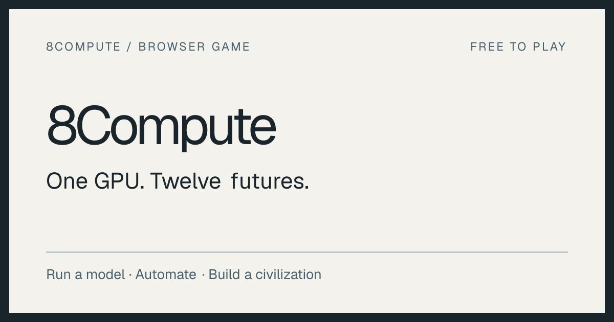 Preview of 8Compute: Free Browser Incremental Game
