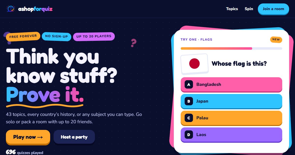 Preview of A Shop for Quiz