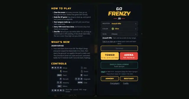 Preview of GoFrenzy.io