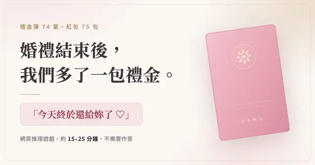 Preview of 婚禮結束後，新娘發現多收了一包禮金 (After the Wedding, the Bride Finds an Extra Gift Envelope)