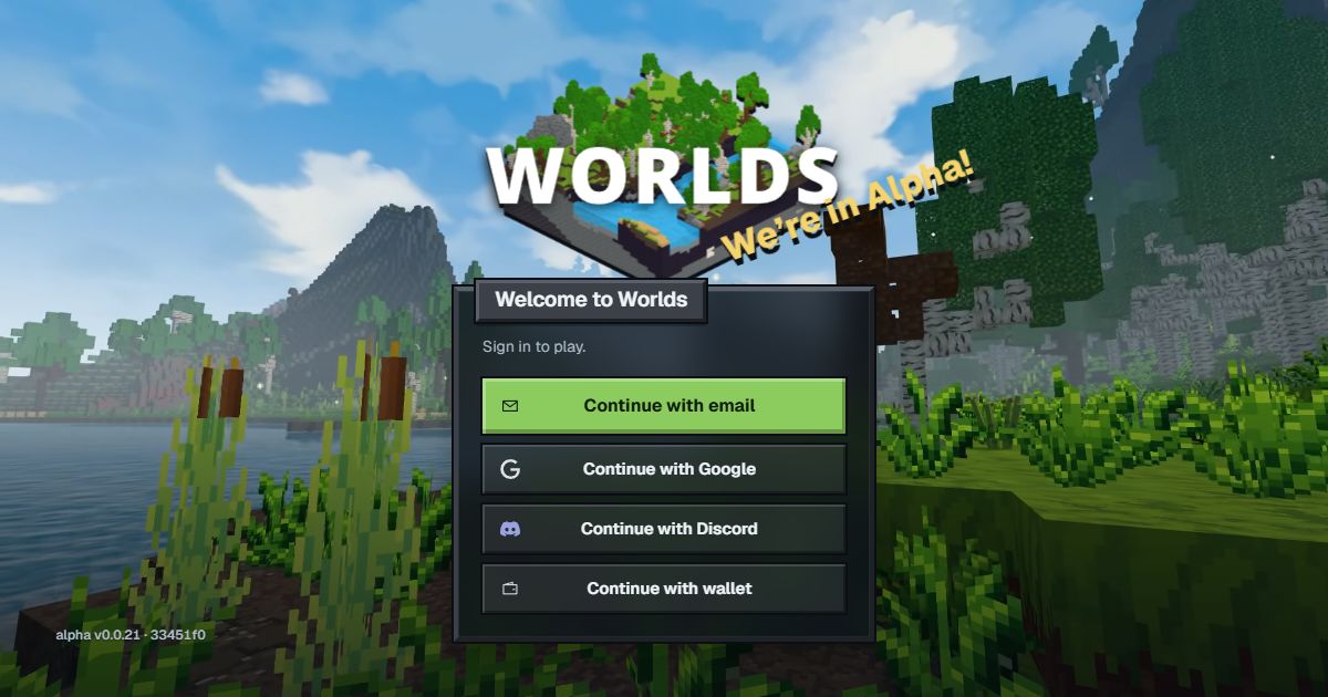 Preview of WORLDS (Alpha)
